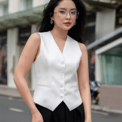 Premium Basic Vest – No Waist Tie - AA06