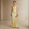 Elegant Backless Strap Maxi Dress - AM03