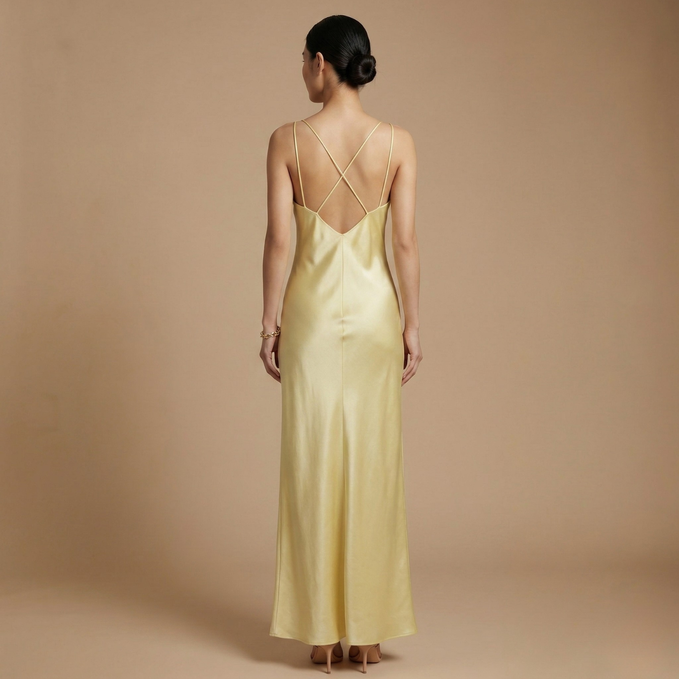 Elegant Backless Strap Maxi Dress - AM03 - Image 9